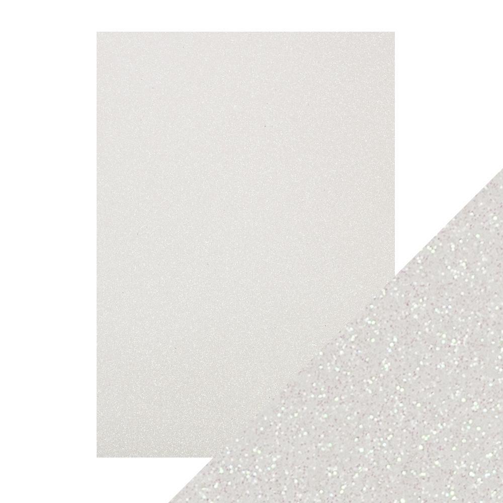 Craft Perfect Glitter Card Craft Perfect – Glitter Card - Sugar Crystal - A4 - 250gsm - 5 Sheets - 9948E