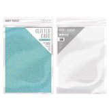 Load image into Gallery viewer, Craft Perfect Glitter Card Craft Perfect - Glitter Card - Tropical Tide - A4 (5/PK) - 9950e