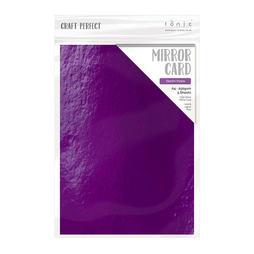 Craft Perfect Mirror Card Craft Perfect - Electric Purple Mirror Card Craft Perfect - Mirror Card - Electric Purple A4 250GSM - 9440E