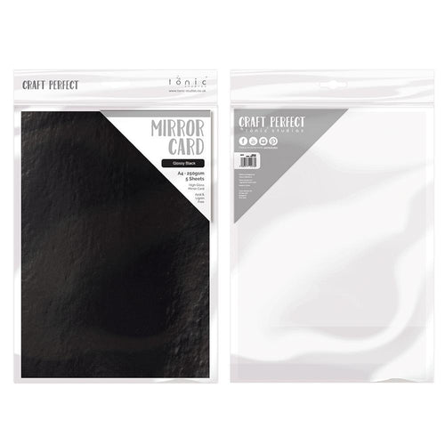 Craft Perfect Mirror Card Craft Perfect - Glossy Black Mirror Card Craft Perfect - Mirror Card - Glossy Black A4 - 9444E