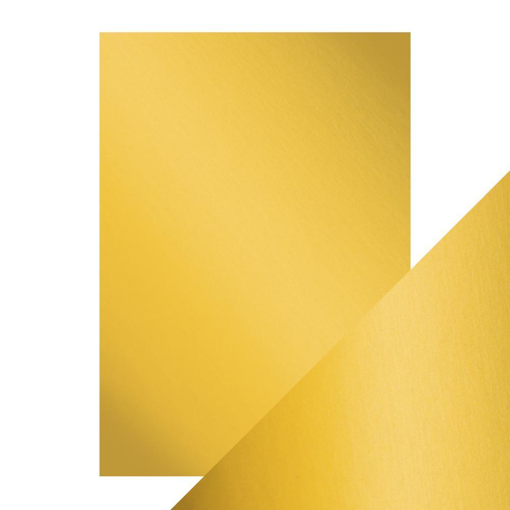 Card Craft Perfect - Mirror Card - Satin Effect - Gold Pearl - A4 - 250gsm - 5 Sheets - 9466E