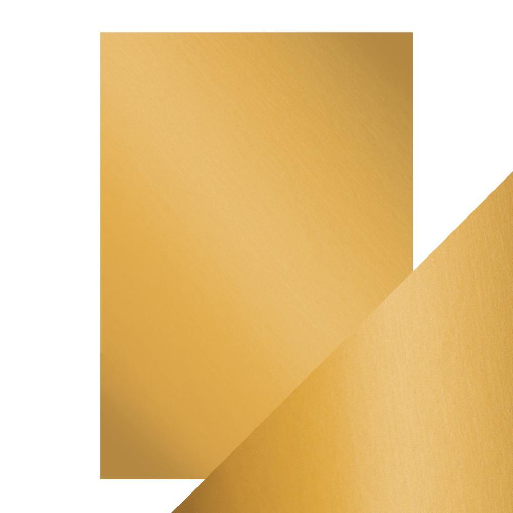 Craft Perfect Mirror Card Craft Perfect - Honey Gold Mirror Card Craft Perfect - Mirror Card - Satin Effect -Honey Gold - A4 - 250gsm - 5 Sheets - 9472E