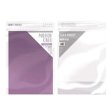Load image into Gallery viewer, Craft Perfect Mirror Card Craft Perfect - Mirror Card - High Gloss - Soft Amethyst - A4 (5/PK) - 9480E