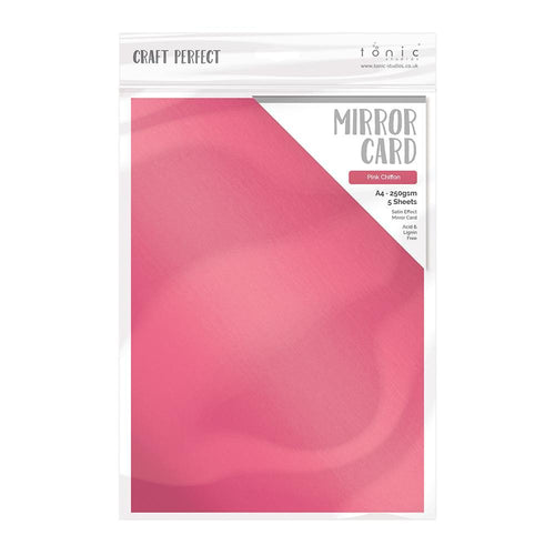 Craft Perfect Mirror Card Craft Perfect - Pink Chiffon Mirror Card Craft Perfect - Mirror Card - Pink Chiffon  A4 - 9468E