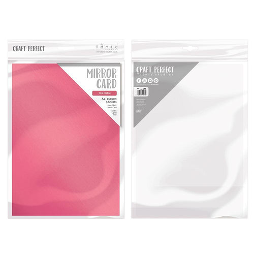 Craft Perfect Mirror Card Craft Perfect - Pink Chiffon Mirror Card Craft Perfect - Mirror Card - Pink Chiffon  A4 - 9468E