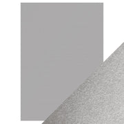 Craft Perfect Pearlescent Card Craft Perfect - Luna Silver Pearlescent Card Craft Perfect - Pearlescent Card - Luna Silver A4 (5/PK) - 9499E