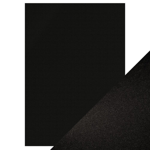 Craft Perfect Pearlescent Card Craft Perfect - Onyx Black Pearlescent Card Craft Perfect - Pearlescent Card - Onyx Black - A4 - 210mm x 297mm - 250gsm - 5 Sheets - 9498E