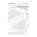 Load image into Gallery viewer, Craft Perfect Pearlescent Card Craft Perfect - Pearl White Pearlescent Card Craft Perfect - Pearlescent Card - Pearl White A4 (5/PK) - 9497E