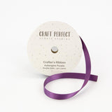 Load image into Gallery viewer, Craft Perfect Ribbon Craft Perfect - Ribbon - Double Face Satin - Aubergine Purple - 9mm - 8961E