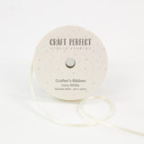 Load image into Gallery viewer, Craft Perfect Ribbon Craft Perfect - Ribbon - Double Face Satin - Ivory White - 3mm - 8972E