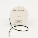 Load image into Gallery viewer, Craft Perfect Ribbon Craft Perfect - Ribbon - Double Face Satin - Jet Black - 3mm - 8974E
