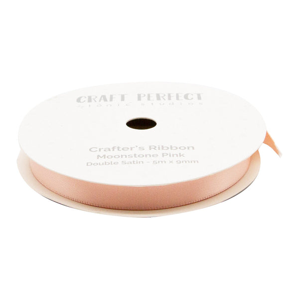 Craft Perfect Ribbon Craft Perfect - Ribbon - Double Face Satin -Moonstone Pink - 9mm - 8990E