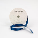 Load image into Gallery viewer, Craft Perfect Ribbon Craft Perfect - Ribbon - Double Face Satin - Navy Blazer - 9mm - 8965E