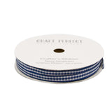 Load image into Gallery viewer, Craft Perfect Ribbon Craft Perfect - Ribbon - Gingham - Navy Gingham- 3mm - 8991E