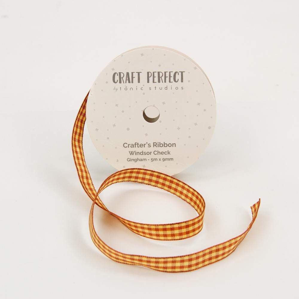 Craft Perfect Ribbon Craft Perfect - Ribbon - Gingham - Windsor Check - 9mm - 8984E