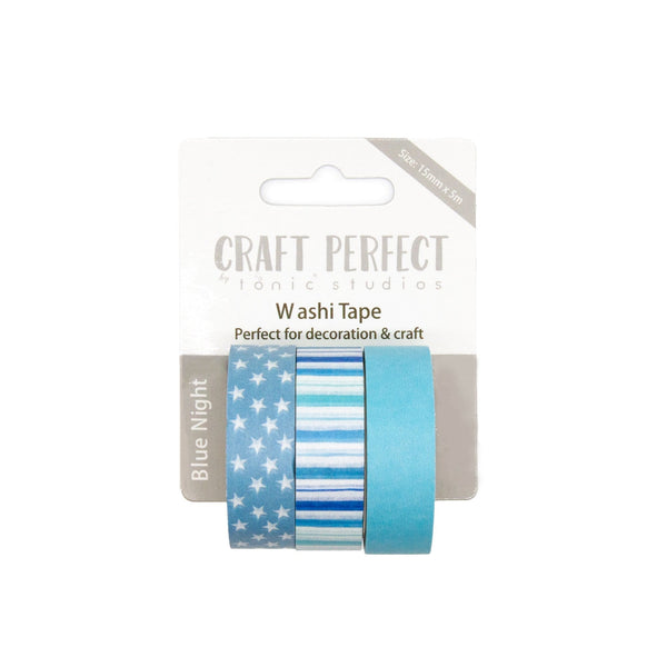 Craft Perfect - Washi Tape - Blue Night - 9319E