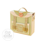 Cut'ables SVG Memory Book Satchel Digital File - 3525SVG