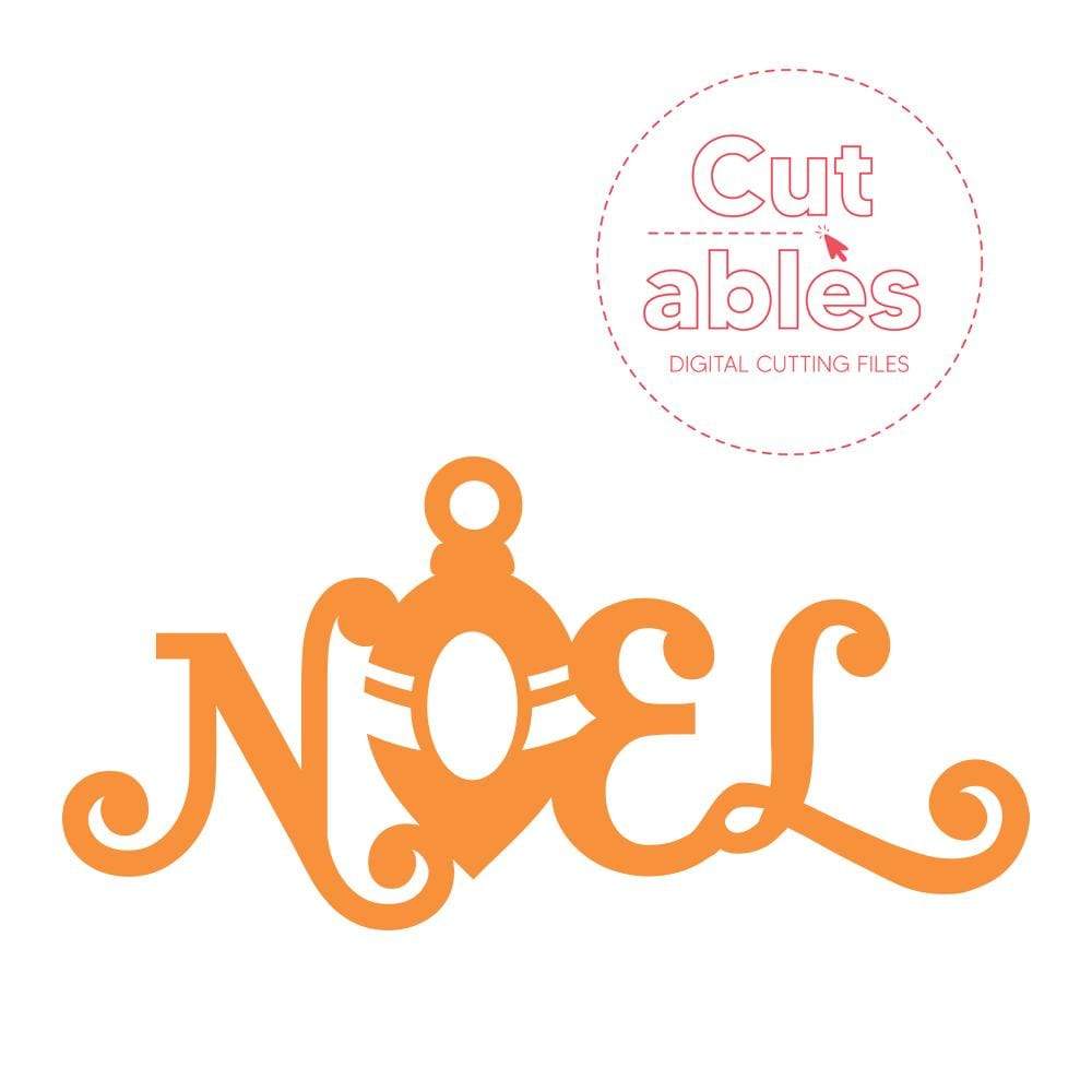 Cut'ables SVG Noel Sentiment Digital File - 4641SVG