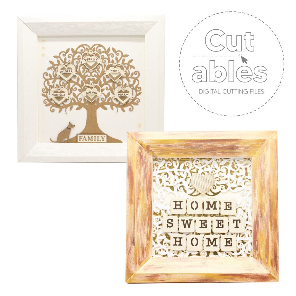Nuvo bundle SVG Tailored Frames & 12"x12" Classic Cardstock Bundle-CF22