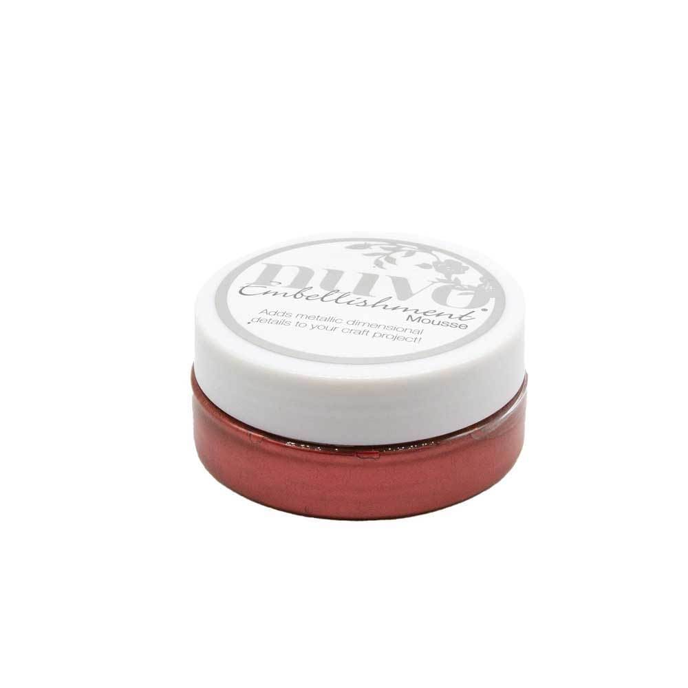 Nuvo Embellishment Mousse Nuvo - Embellishment Mousse - Antique Red - 1408N