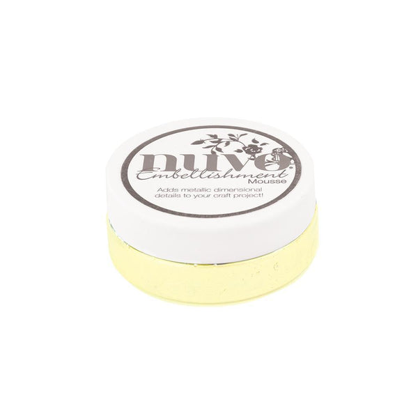 Nuvo Embellishment Mousse Nuvo - Embellishment Mousse - Custard Cream - 827n