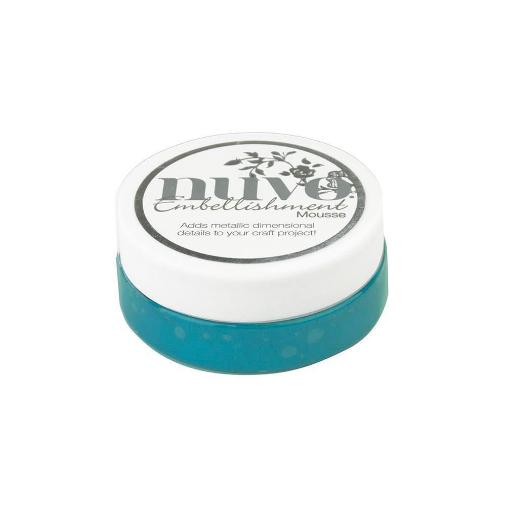 Nuvo Embellishment Mousse Nuvo - Embellishment Mousse - Pacific Teal - 822n