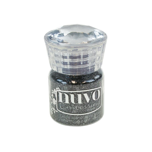 Nuvo Embossing Powder Nuvo - Glitter Embossing Powder - Glitter Noir - 598n