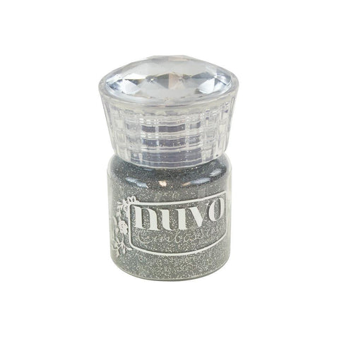 Nuvo Embossing Powder Nuvo - Glitter Embossing Powder - Silver Moonlight - 597n