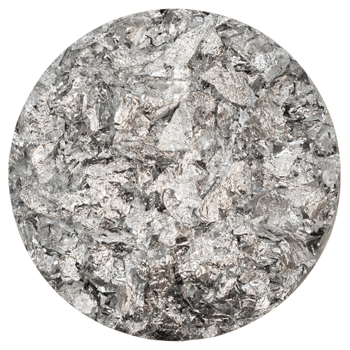 Nuvo Gilding Flakes Nuvo - Gilding Flakes - Silver Bullion (200ml) - 851n