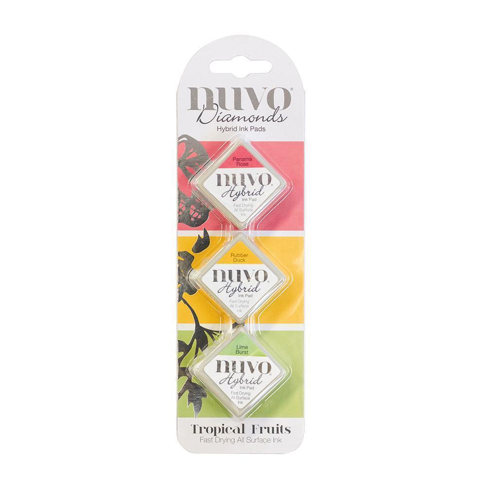 Nuvo Hybrid Ink Pads Nuvo - Diamond Hybrid Ink Pads - Tropical Fruits - 80n