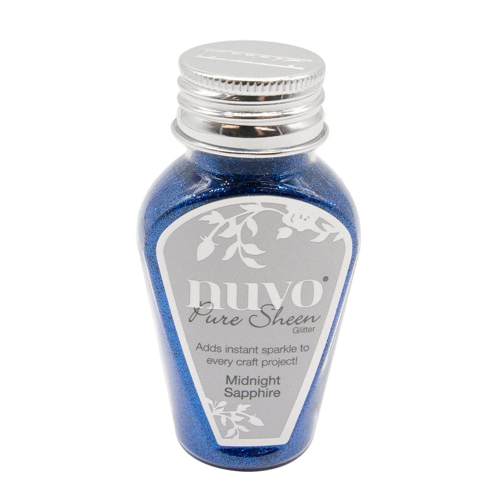 Nuvo Nuvo Glitter Nuvo - Pure Sheen Glitter  - Midnight Sapphire 50ml - 1119n