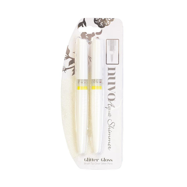 Nuvo Pens and Pencils Nuvo - Aqua Shimmer Pens - Glitter Gloss - 888n