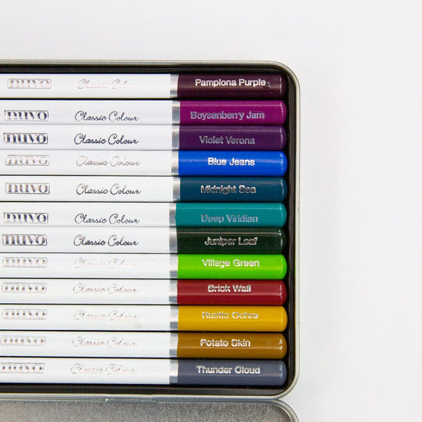 Nuvo Pens and Pencils Nuvo - Classic Colour Pencils - Dark Shadows - 518N