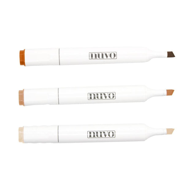 Nuvo Pens and Pencils Nuvo - Marker Pen Collection - Cookies & Cream - 3 Pack - 329N
