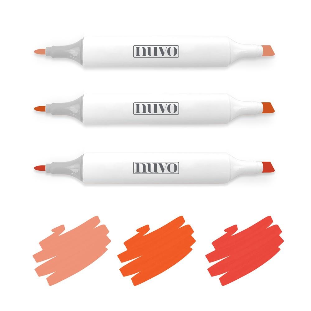 Nuvo Pens and Pencils Nuvo - Marker Pen Collection - Coral Reef - 3 Pack - 322N