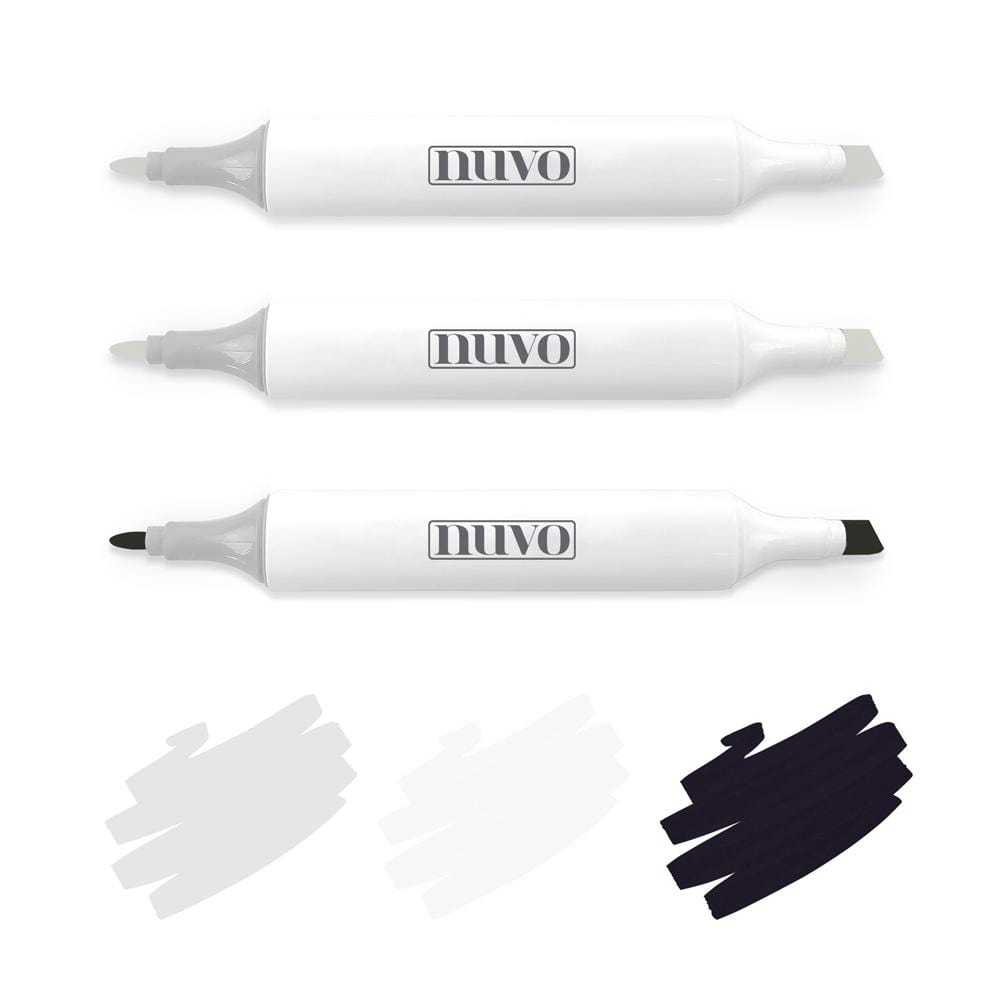 Nuvo Pens and Pencils Nuvo - Marker Pen Collection - Depth & Shadows - 3 Pack - 320N