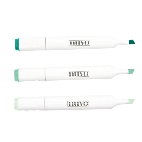 Nuvo Pens and Pencils Nuvo - Marker Pen Collection - Emerald Seas - 3 Pack - 334N