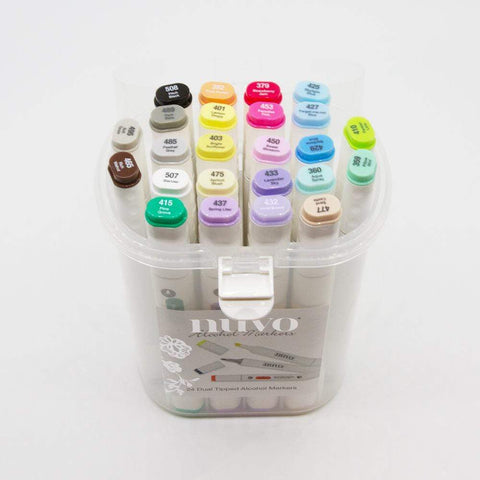 Nuvo Pens and Pencils Nuvo - Marker Pen Collection - Essential Collection - 24 Pack - 350N