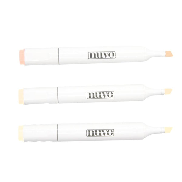 Nuvo Pens and Pencils Nuvo - Marker Pen Collection - Fair Skin Tones - 3 Pack - 318N