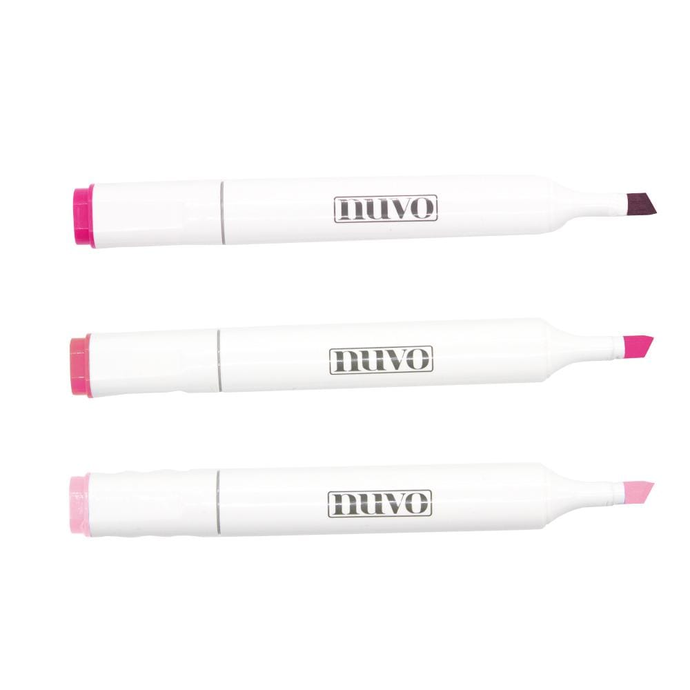 Nuvo Pens and Pencils Nuvo - Marker Pen Collection - Flamingo Pinks - 3 Pack - 333N