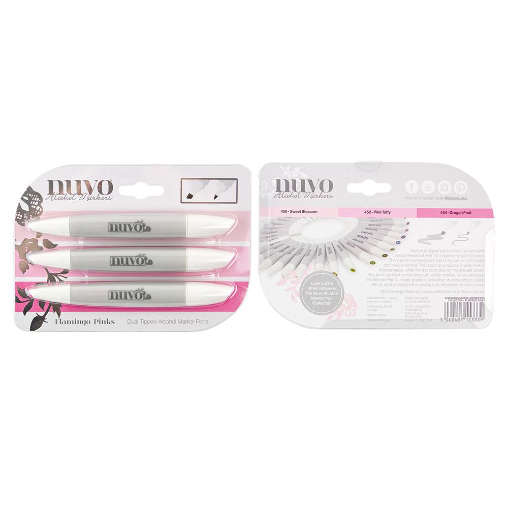 Nuvo Pens and Pencils Nuvo - Marker Pen Collection - Flamingo Pinks - 333n