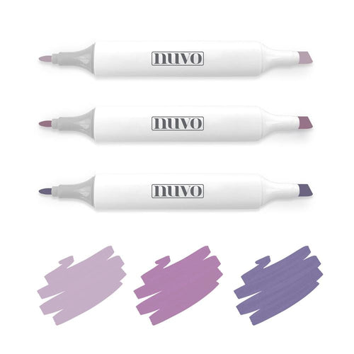 Nuvo Pens and Pencils Nuvo - Marker Pen Collection - Hazy Mauves - 3 Pack - 331N