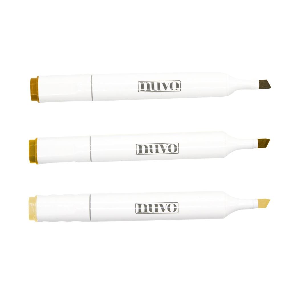 Nuvo Pens and Pencils Nuvo - Marker Pen Collection - Honey Amber - 3 Pack - 324N