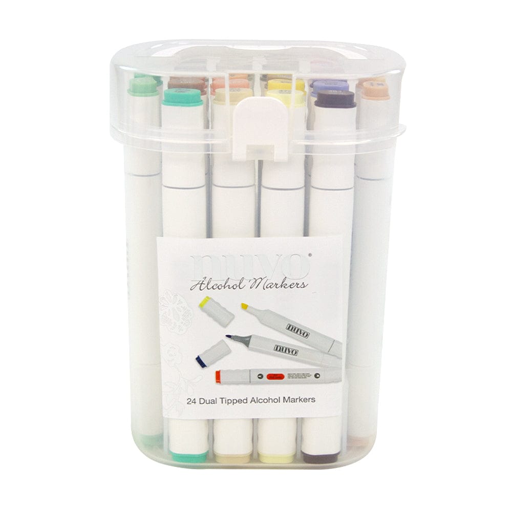 Nuvo Pens and Pencils Nuvo - Marker Pen Collection - Mid-Tone Collection - 24 Pack - 351N