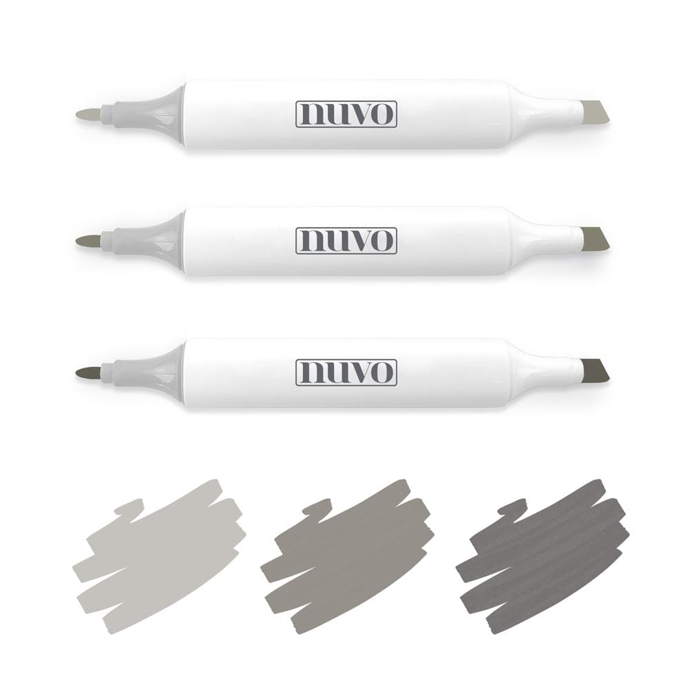 Nuvo Pens and Pencils Nuvo - Marker Pen Collection - Pebble Beach - 3 Pack - 330N