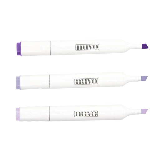 Nuvo Pens and Pencils Nuvo - Marker Pen Collection - Royal Purples - 3 Pack - 315N