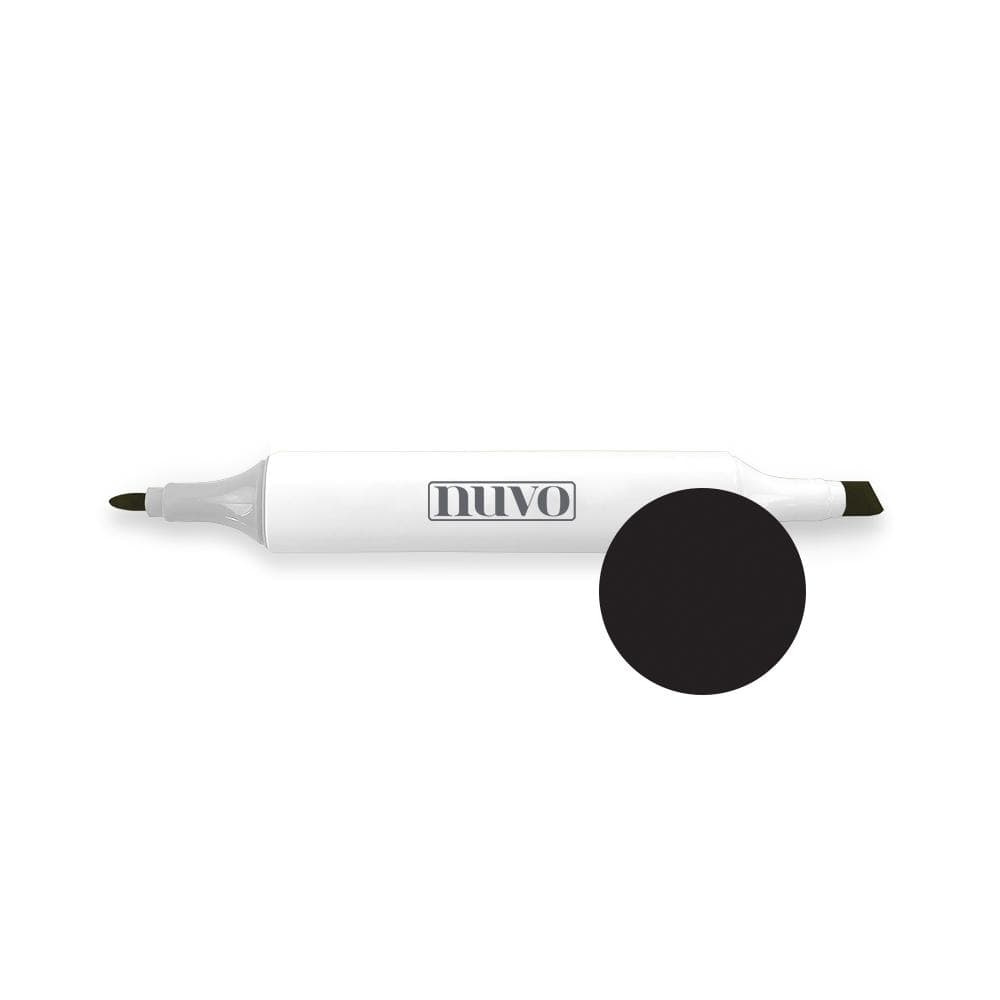 Nuvo Pens and Pencils Nuvo - Single Marker Pen Collection - Pitch Black - 508N
