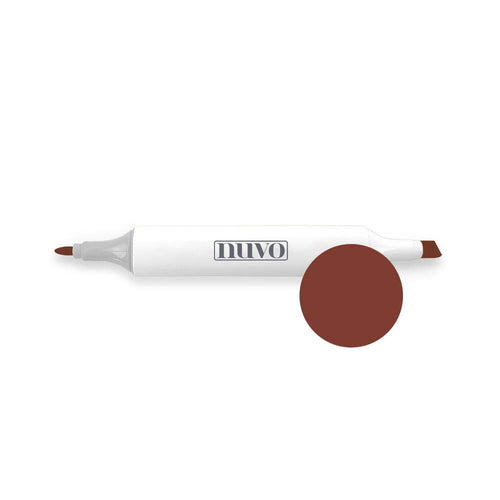 Nuvo Pens and Pencils Nuvo - Single Marker Pen Collection - Rich Walnut - 465n