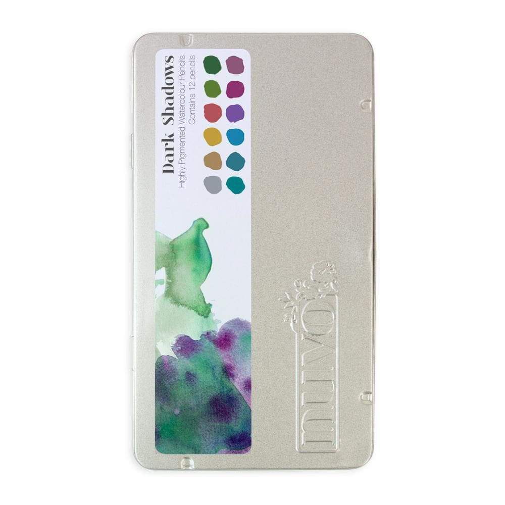 Nuvo Pens and Pencils Nuvo - Watercolour Pencils - Dark Shadows - 524n