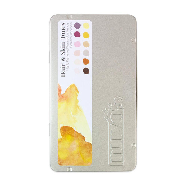 Nuvo Pens and Pencils Nuvo - Watercolour Pencils - Hair & Skin Tones - 521n